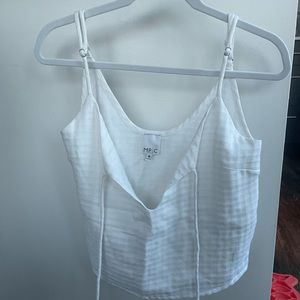 MP/C Cropped Top with Front Closure Tie
